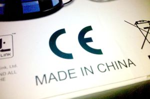 Part of a product reading "Made in China."