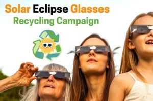 Astronomers Without Borders eclipse glasses recycling campaign