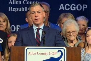 Banks at Allen County GOP headquarters