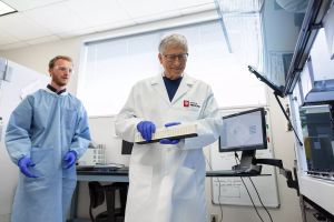 Bill Gates at the IU School of Medicine