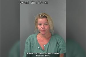 Charity Hall’s booking photo