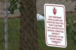 Dunn meadow closed sign