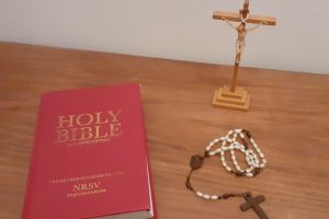 bible crucifix rosary