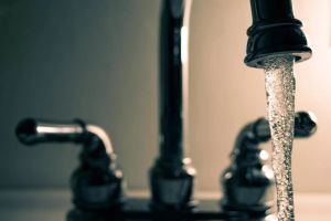 faucet stock image