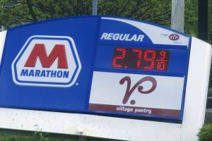 Bloomington Gas station sign