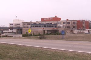 A blue sign with a white &amp;quot;H&amp;quot; indicating there is a hospital on the next turn.