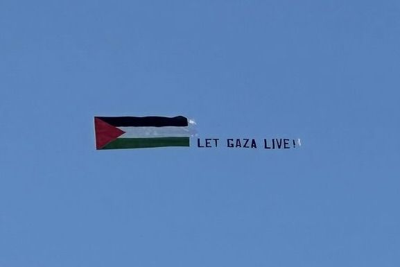 Let Gaza Live flight commencement 