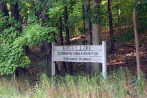 Sign at Griffy Lake