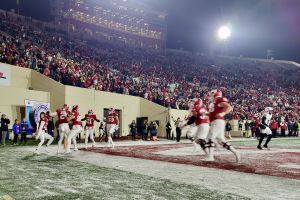 Indiana head coach Curt Cignetti was named the Big Ten&amp;apos;s Coach of the Year Tuesday.