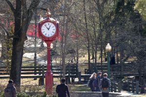 IU grad workers picket on April 17, 2024