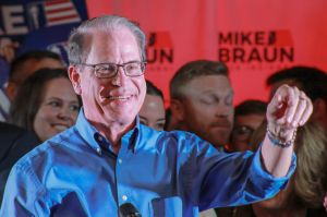 Banks at Allen County GOP headquarters