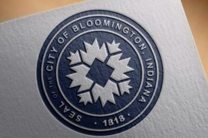 The proposed new seal for the City of Bloomington.