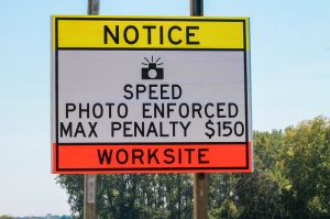 A photo of a neighborhood parking sign in the Elm Heights neighborhood of Bloomington.