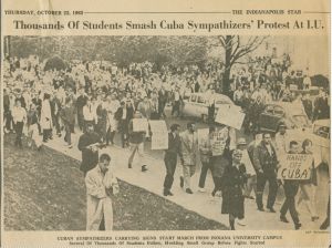 1962 IU protest