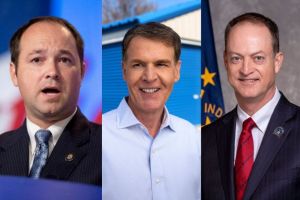 Republicans Marlin Stutzman, Jefferson Shreve and Mark Messmer beat out a combined 20 candidates in primaries for seats left open by fellow Republicans.