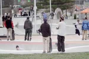 Sunset Skatepark in Evansville drew visitors from surrounding states, as well as around the city.