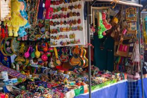 Street market in El Salvador