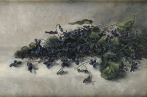 Violets by Pauline Powell Burns, c. 1890
