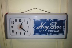Hey Brothers Ice Cream Clock.