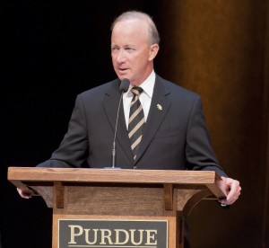 Gov. Mitch Daniels, soon to be Purdue's 12th president.