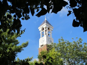 The Purdue Bell Tower on the West Lafayette campus.