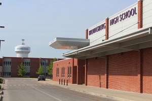 One of the referendum proposed for Brownsburg would have helped fund renovations to the district's only high school, which opened in 1907. (Photo Credit: Rachel Morello/StateImpact Indiana)