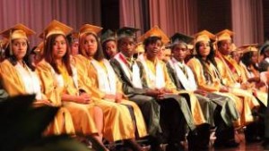 Indianapolis Public Schools students at a commencement ceremony on June 9, 2015. (Photo Credit: Indianapolis Public Schools)