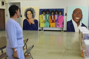 To many, Dr. Cheryl Pruitt stands out among other important Gary residents and benefactors, including Oprah, the Jackson 5 and Magic Johnson. (Photo Credit: Rachel Morello/StateImpact Indiana)