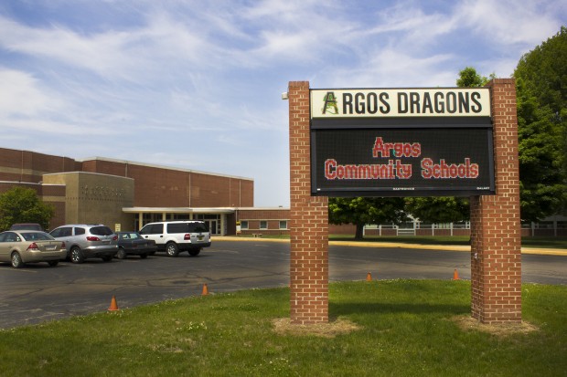 Like rural districts across Indiana, dropping enrollment in Argos Community Schools means less money for the district. As officials look toward the future, they're nervous about what comes next. (Peter Balonon-Rosen/Indiana Public Broadcasting)