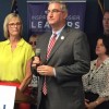 Indiana Gov.-elect Eric Holcomb wants to create an appointed secretary of education position. In this file photo, Holcomb appears at a campaign event on Aug. 1, 2016. (Brandon J. Smith / Indiana Public Broadcasting)