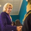 On May 23, 2017, U.S. Education Secretary Betsy DeVos visited Providence Cristo Rey High School in Indianapolis. (Peter Balonon-Rosen/IPB News)