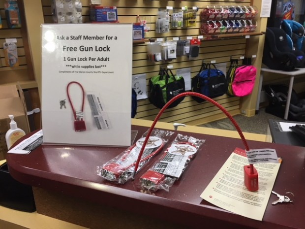 Riley Hospital offers free gun locks to anyone. (Photo courtesy of Riley Hospital IU Health)
